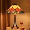 Lampada da tavolo in vetro colorato Tiffany da 40 cm