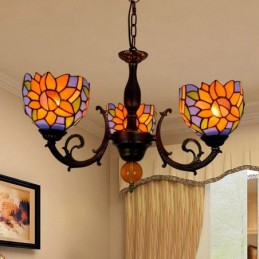 Lampadario in Stile Tiffany...