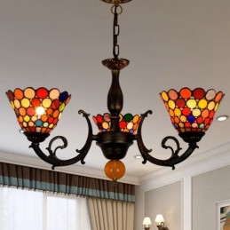 Lampadario in Stile Tiffany...
