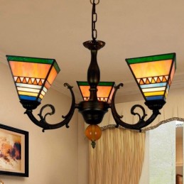 Lampadario in Stile Tiffany...