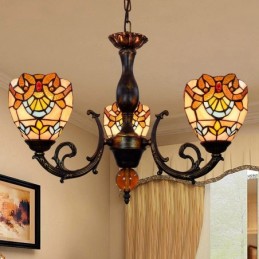 Lampadario in Stile Tiffany...