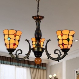 Lampadario in Stile Tiffany...