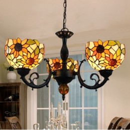 Lampadario in Stile Tiffany...