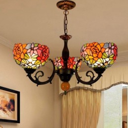 Lampadario in Stile Tiffany...