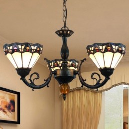 Lampadario in Stile Tiffany...