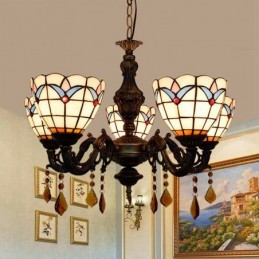 Lampadario in Stile Tiffany...
