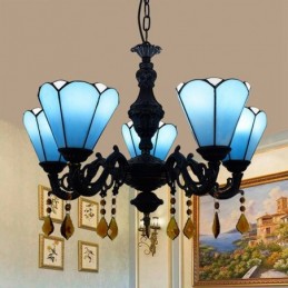 Lampadario in Stile Tiffany...
