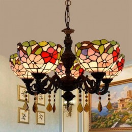 Lampadario in Stile Tiffany...