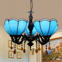 Lampadario in Stile Tiffany...