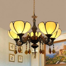 Lampadario in Stile Tiffany...