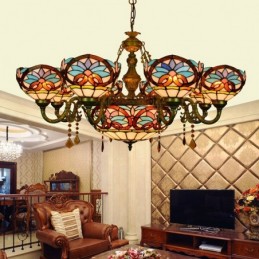 Lampadario in Stile Tiffany...