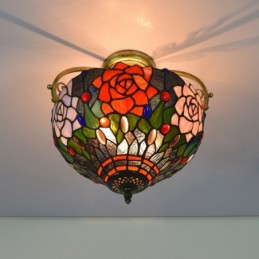 Plafoniera in Stile Tiffany...