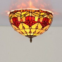 Plafoniera in Stile Tiffany...