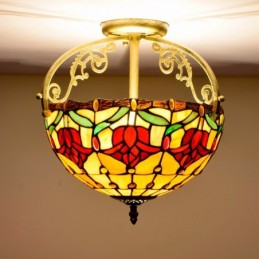 Plafoniera in Stile Tiffany...