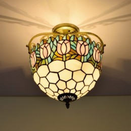 Plafoniera in Stile Tiffany...