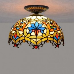 Plafoniera in Stile Tiffany...