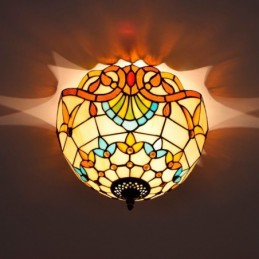 Plafoniera in Stile Tiffany...