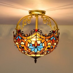Plafoniera in Stile Tiffany...