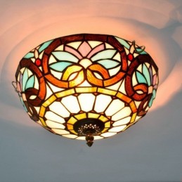 Plafoniera in Stile Tiffany...