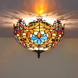 Plafoniera in Stile Tiffany...