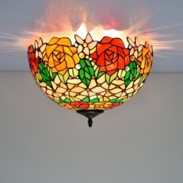 Plafoniera in Stile Tiffany...