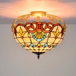 Plafoniera in Stile Tiffany...