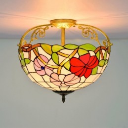 Plafoniera in Stile Tiffany...