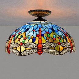 Plafoniera in Stile Tiffany...