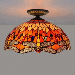 Plafoniera in Stile Tiffany...
