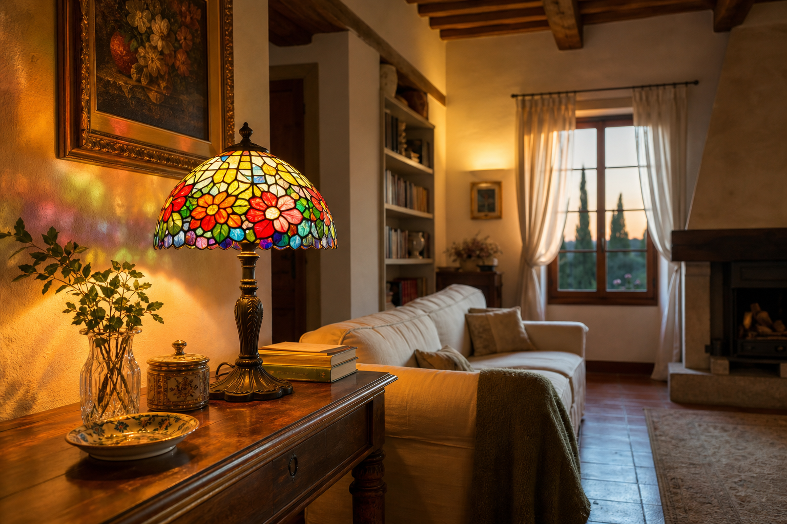Come scegliere e comprare la lampada da tavolo Tiffany perfetta per la tua casa italiana