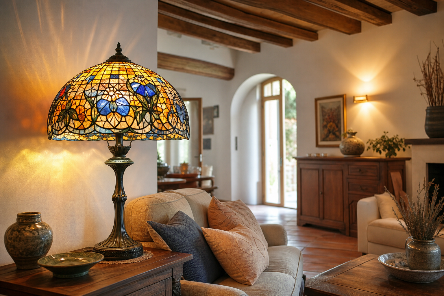 Illuminazione Tiffany: Come scegliere la lampada perfetta per ogni ambiente italiano