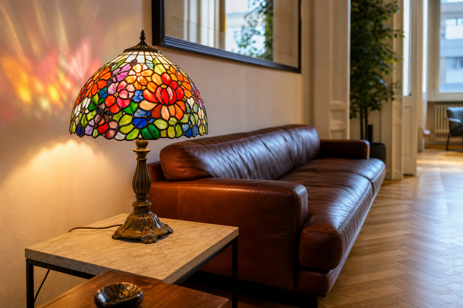 Lampada da tavolo Tiffany: stile, colore e atmosfera in ogni stanza italiana