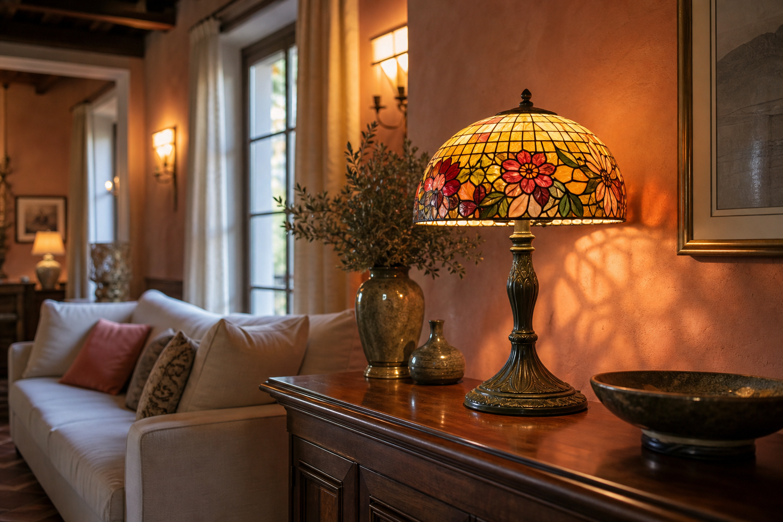 Lampade da tavolo Tiffany: Eleganza senza tempo per ogni ambiente italiano