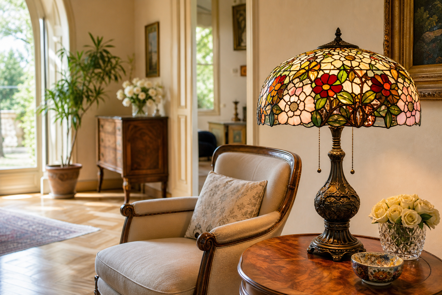 Lampade Liberty: Eleganza in Vetro Colorato per la Casa Italiana