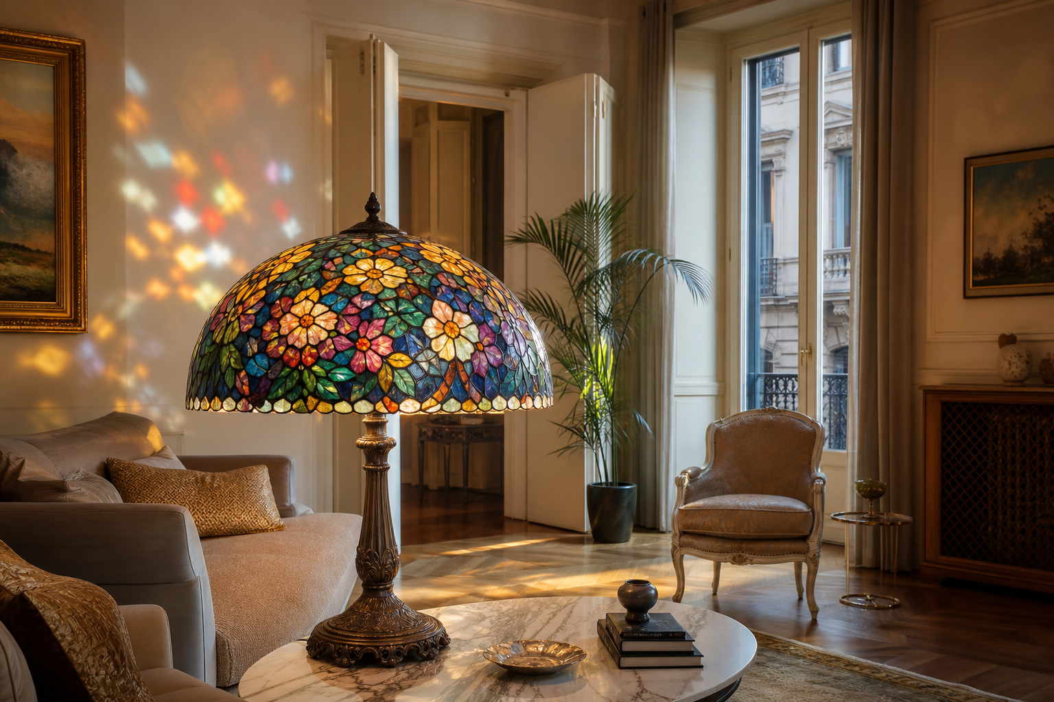 Lampade stile Tiffany: come scegliere il fascino del vetro colorato per la tua casa