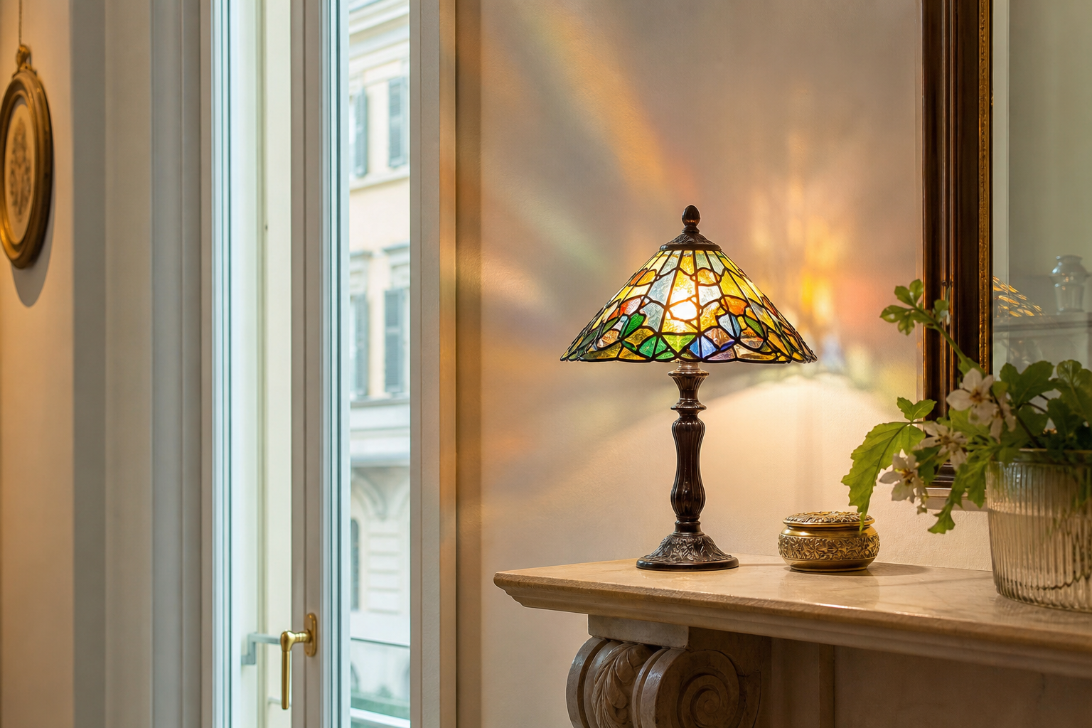 Lampada Tiffany piccola: soluzioni luminose per angoli speciali della casa italiana